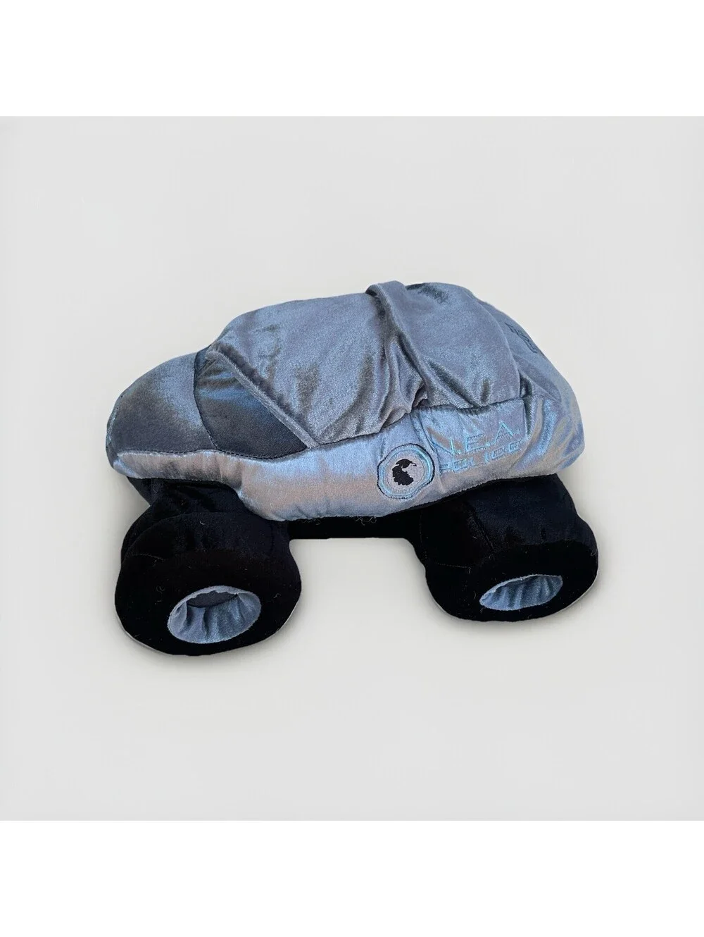 Monster Jam NEA Police Cop Car Truck Plush Pillow Stuffed 13” Toy Silver Black